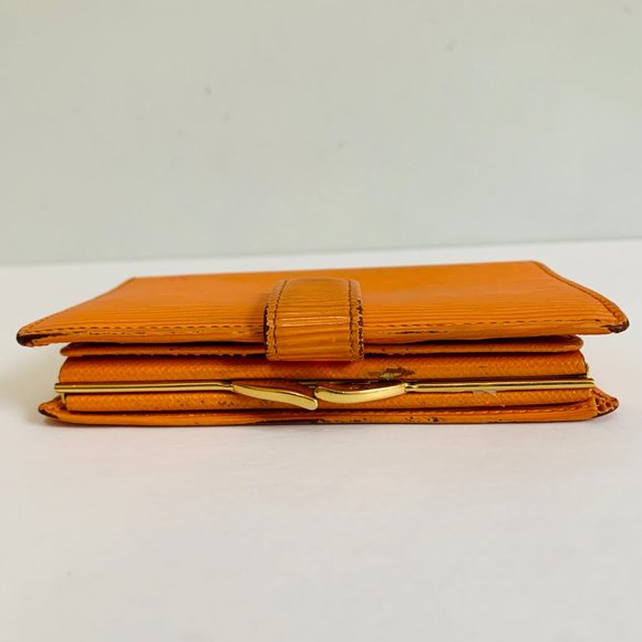 AUTH LOUIS VUITTON MARIGOLD EPI WALLET MADE IN FRANCE - Picture 4 of 13